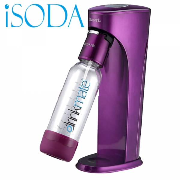 [雙氣瓶特惠組-共2個CO2氣瓶] Drinkmate iSODA 410 氣泡水機 / 汽泡機 / 氣泡機 (神秘紫)