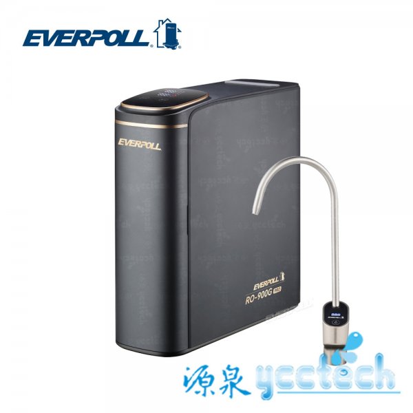 EVERPOLL - RO900G直出RO淨水器 (尊爵黑) / RO-900G PRO含智能水龍頭